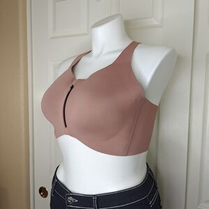 Knix Catalyst front zip sports bra sz 8 (fits 40D/40DD/40E/42D/42DD)